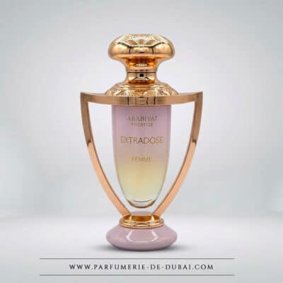 Extradose Femme - Eau de parfum para mujer (frasco 100 ml rosa-oro) - Arabiyat Prestige