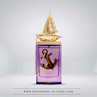 Marasi For Her - Eau de parfum para mujer (frasco 100 ml violeta dorado) - Arabiyat Prestige