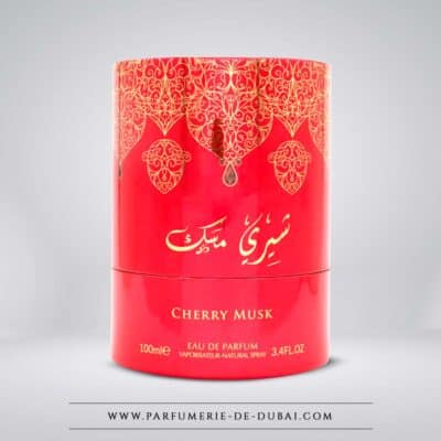 Cofanetto Cherry Musk - Eau de parfum per donna (flacone rosso 100 ml) - Arabiyat Prestige