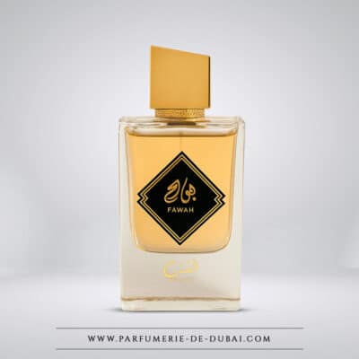 Fawah - Eau de parfum per uomo (flacone oro 80 ml) - Nusuk