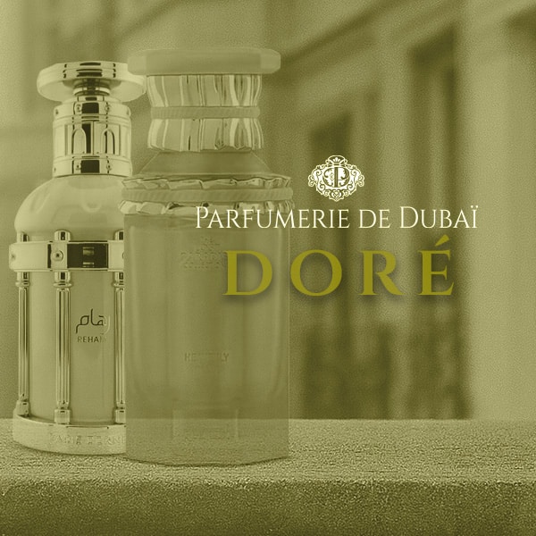 Parfums Dubaï gouden fles