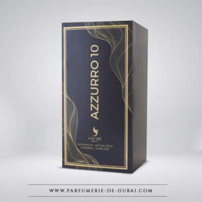 Box Azzurro 10 - Eau de Parfum Unisex (blau-goldener Flakon 100 ml) - Volaré Prive