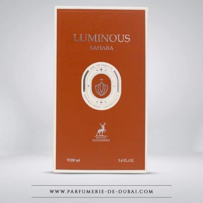 Caixa Luminous Sahara - Eau de parfum mixte (frasco castanho 100 ml) - Maison Alhambra