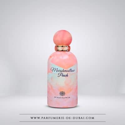 Marshmallow Peach – Extrait de parfum féminin (flacon rose 100ml) – Dubaï Flower