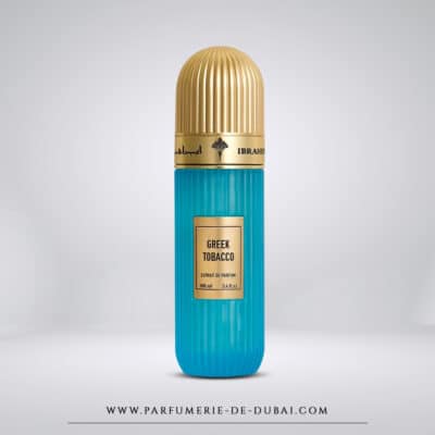 Tabaco griego - Extracto de perfume de nicho mezclado (frasco azul 100 ml) - Ibrahim Al Qurashi (IBRAQ)