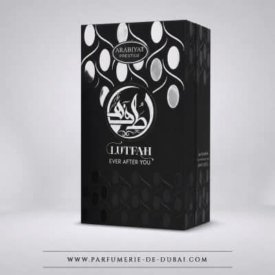 boite Lutfah Ever After You – Eau de parfum mixte (flacon noir 80 ml) – Arabiyat Prestige