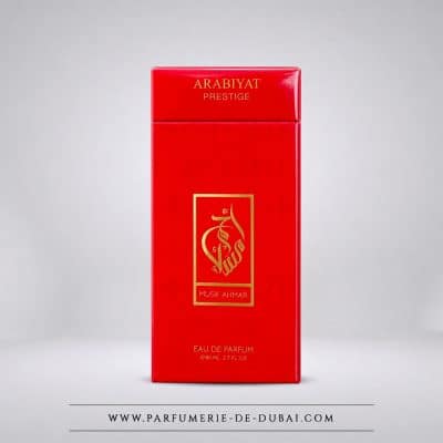 Musk Ahmar-Set – Unisex-Eau de Parfum (roter Flakon, 80 ml) – Arabiyat Prestige