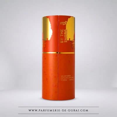 Caja By The Shore – Agua de perfume unisex (frasco azul y naranja de 100 ml) – My Perfumes (MPF)