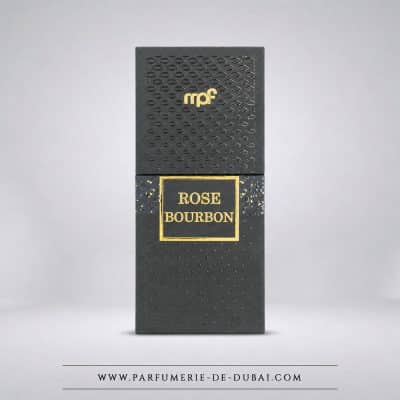 Caja Rose Bourbon – Agua de perfume unisex (frasco negro de 100 ml) – My Perfumes (MPF)