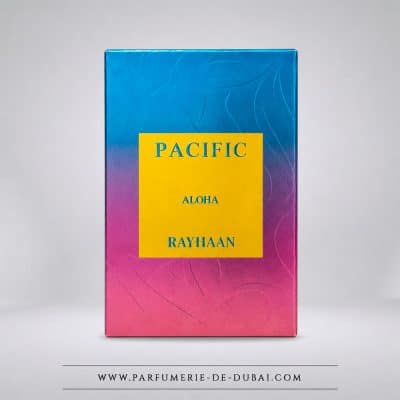 Box Pacific Aloha - Eau de Parfum Unisex (Flakon blauviolett 100 ml) - Rayhaan Perfumes