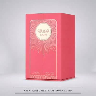 boite Jour – Eau de parfum féminine (flacon rose 100 ml) – Lattafa