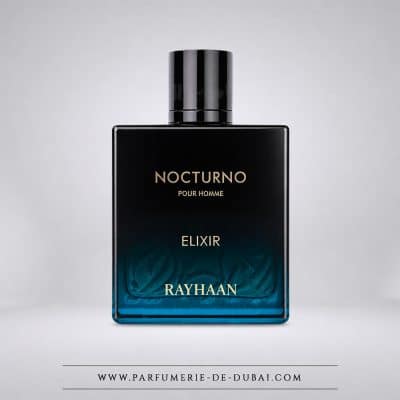 Nocturno Elixir – Eau de parfum masculine (flacon bleu 100 ml) – Rayhaan Perfumes