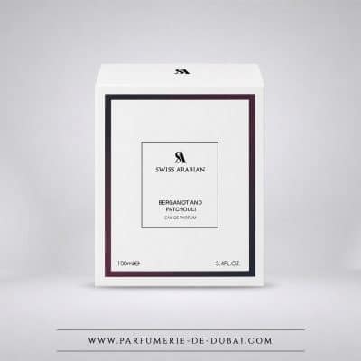 Bergamot and Patchouli – Eau de parfum voor mannen (doorzichtige flacon van 100 ml) – Swiss Arabian