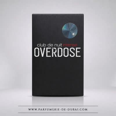 Intense Overdose Nightclub-doos – Parfumextract voor mannen (zwart-rode flacon van 100 ml) – Armaf