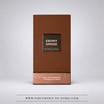 Confezione Ebony Smoke – Eau de parfum unisex (flacone marrone da 150 ml) – Fragrance World
