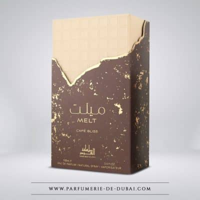 Confezione Café Bliss Melt Collection – Eau de parfum unisex (flacone marrone da 100 ml) – Mamlakat Al Oud