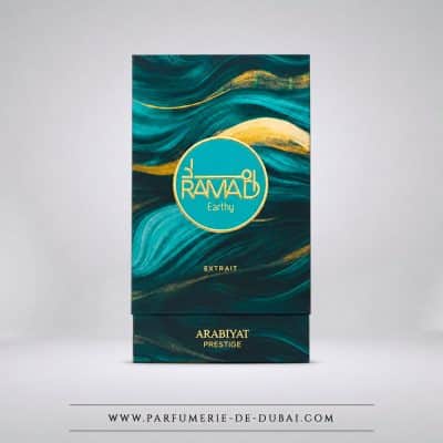 Ramad Earthy-doos – Parfumextract voor mannen en vrouwen (groene flacon van 100 ml) – Arabiyat Prestige