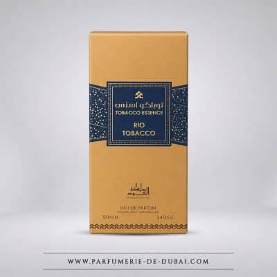 Rio Tobacco-doos – Eau de parfum voor mannen en vrouwen (blauwe flacon van 100 ml) – Mamlakat al oud