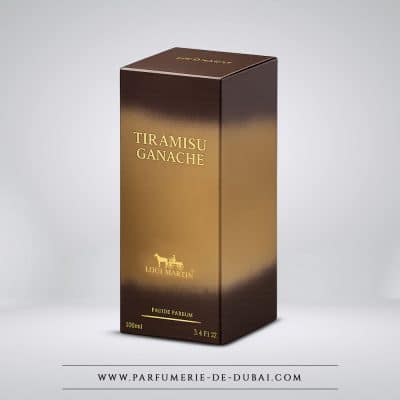 boite Tiramisu Ganache – Eau de parfum mixte (flacon rouge 100 ml) – Loui Martin