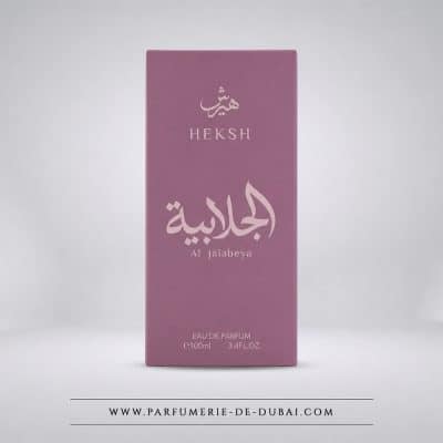 Hersh Al Jalabeya-verpakking – Eau de parfum voor mannen en vrouwen (roze flesje van 100 ml) – Alezz Oud