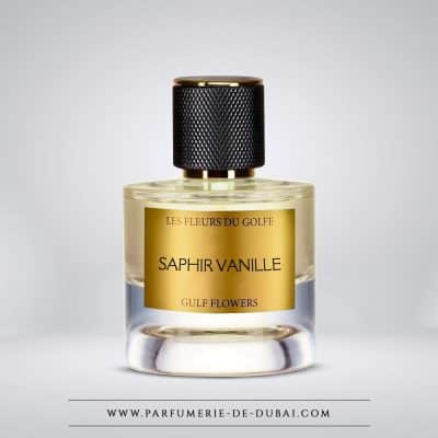 Saphir Vanille – Extracto de perfume unisex (frasco transparente de 50 ml) – Les Fleurs du Golfe