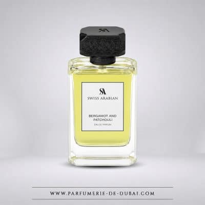 Bergamot en Patchouli – Eau de parfum voor mannen (doorzichtige flacon van 100 ml) – Swiss Arabian