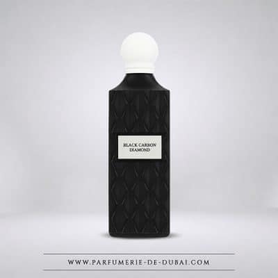 Black Carbon Diamond – Eau de parfum de nicho unisex (frasco negro de 150 ml) – Ibrahim Al Qurashi (IBRAQ)