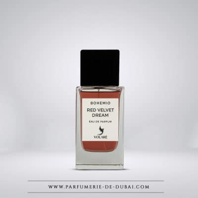 Bohemio Red Velvet Dream – Agua de perfume unisex (frasco transparente de 100 ml) – Volaré