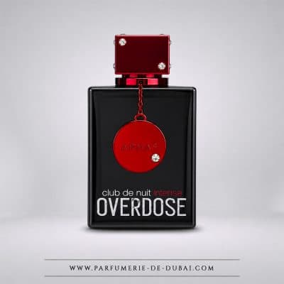 Club de Nuit Intense Overdose – Parfumextract voor mannen (zwart-rode flacon van 100 ml) – Armaf