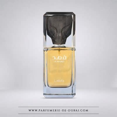 Fahad – Agua de perfume para hombre (frasco transparente de 80 ml) – Lattafa