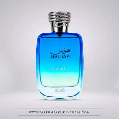 Hawas Nautilus – Eau de parfum masculine (flacon bleu 100 ml) – Rasasi