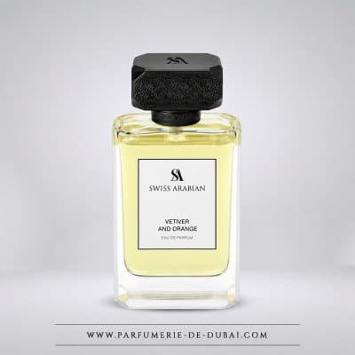 Vetiver y naranja – Agua de perfume unisex (frasco transparente de 100 ml) – Swiss Arabian