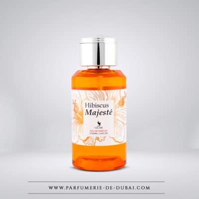 Hibiscus Majesté – Eau de parfum unisex (flacone arancione da 100 ml) – Volaré
