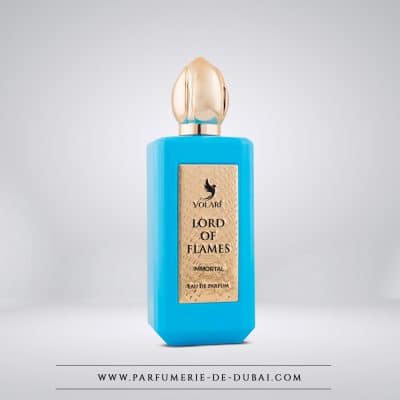 Immortal (Lord of Flames) – Eau de parfum unisex (frasco azul de 100 ml) – Volaré
