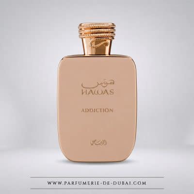 Hawas Addiction – Eau de parfum mixte (flacon beige 100 ml) – Rasasi