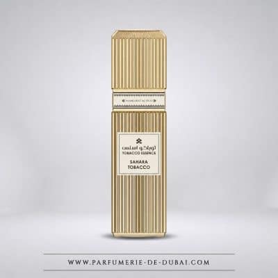 Sahara Tobacco – Água de perfume unissexo (frasco dourado de 100 ml) – Mamlakat al oud