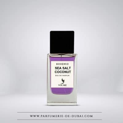 Bohemio Sea Salt Coconut – Agua de perfume unisex (frasco transparente de 100 ml) – Volaré