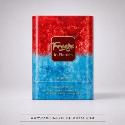 boite Freeze In Flames - Extrait de parfum mixte (flacon rouge bleu 100 ml) - Riiffs