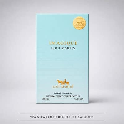 boite Imagique – Extrait de parfum masculin (flacon transparent 100 ml) – Loui Martin