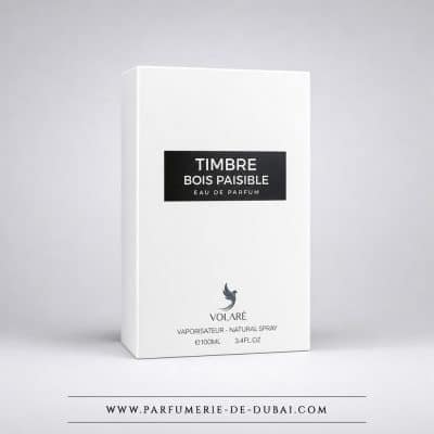 „Timbre Bois Paisible“ dėžutė – vyriškas kvepalų vanduo (skaidrus buteliukas, 100 ml) – „Volaré“
