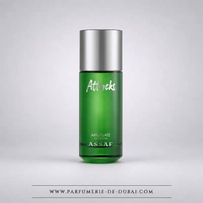 Attacks (Arrogate Collection) – Eau de parfum da uomo (flacone verde da 150 ml) – Assaf