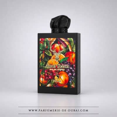 Sunset Berries – Agua de perfume unisex (frasco negro de 100 ml) – Volaré