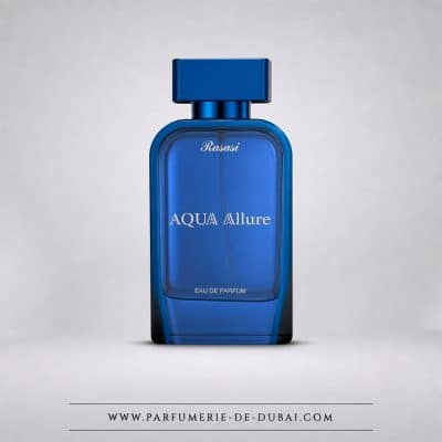 Aqua Allure – Agua de perfume para mujer (frasco azul de 100 ml) – Rasasi