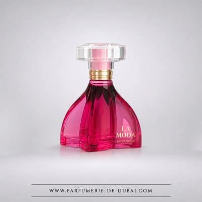 La Moda – Eau de parfum da donna (flacone rosa da 100 ml) – Volaré