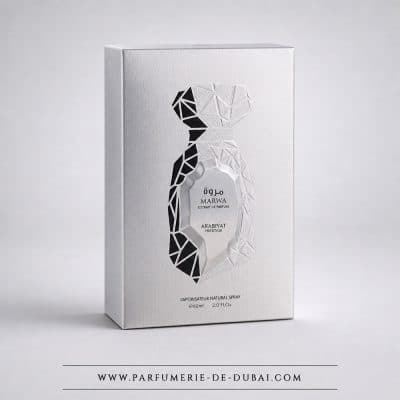 boite Marwa – Extrait de parfum masculine (flacon gris 60 ml) – Arabiyat Prestige