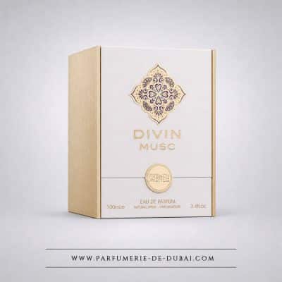 Divin Musc doboz – Unisex parfüm (átlátszó üveg, 100 ml) – French Avenue