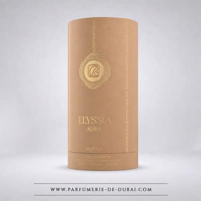 boite Elyssia Aura – Extrait de parfum mixte (flacon doré 100 ml) – Riiffs