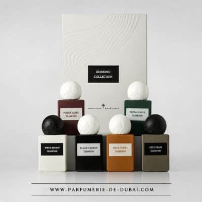 Caja Mini Diamond Collection – 6 aguas de perfume unisex (6 frascos de 10 ml) – Ibrahim Al Qurashi