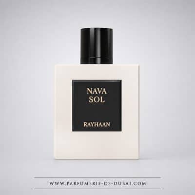 Nava Sol - Agua de perfume unisex (frasco blanco de 100 ml) - Rayhaan Perfumes