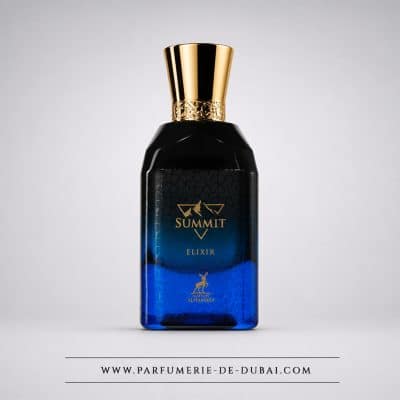 Summit Elixir - Agua de perfume para hombre (frasco negro y azul de 100 ml) - Maison Alhambra